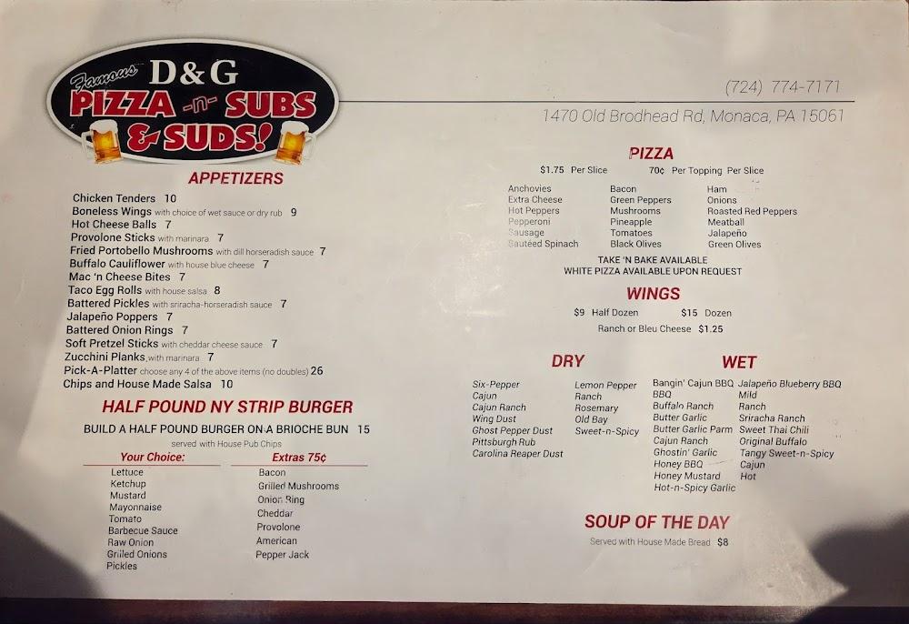 D&G Pizza -n- Subs Chicken Tenders