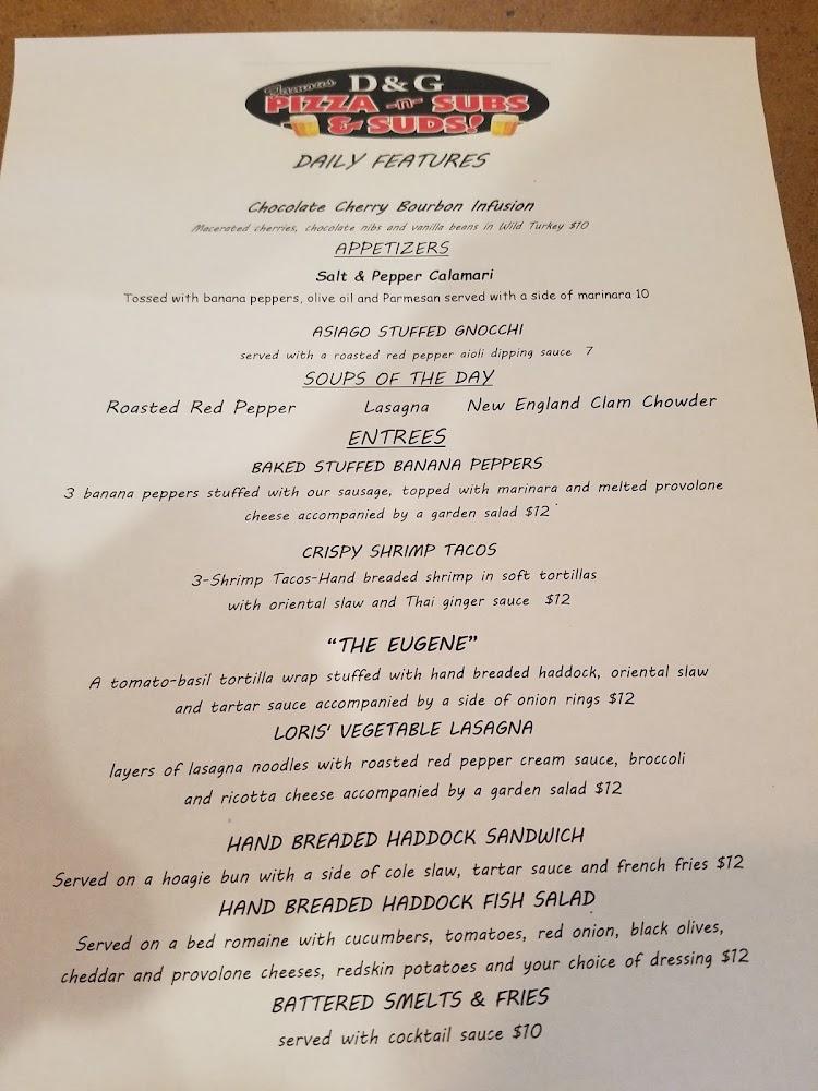 D&G Pizza -n- Subs Menu image 3