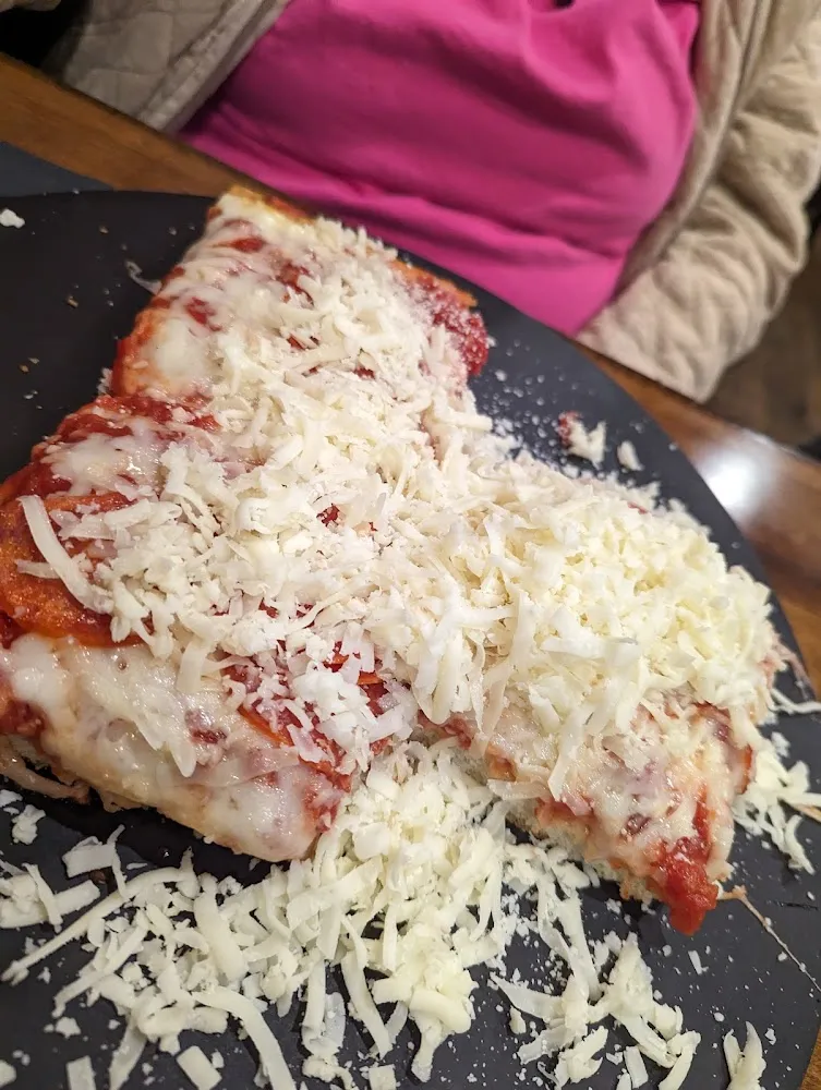 Pizza by the Slice Extra Cheese Pizza and Pepperoni